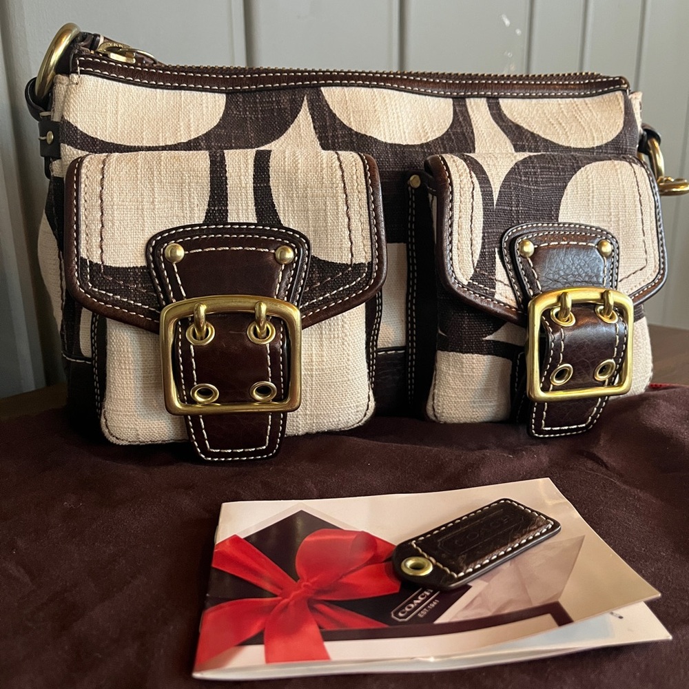 Coach Signature Legacy Shoulder Bag